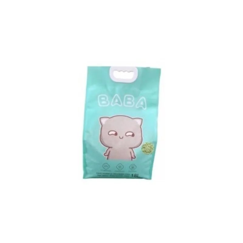 BABA 豆腐砂2.0mm (綠茶) 18L