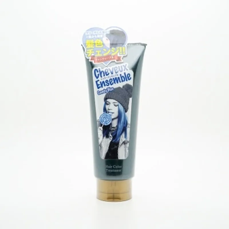 CHEVEUX ENSEMBLE 植物色素染髮膏 糖果藍