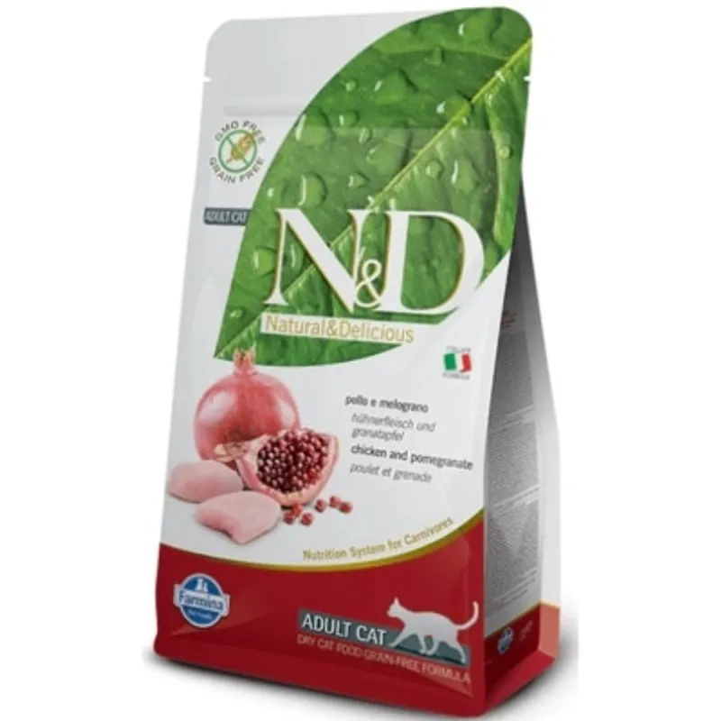 Farmina N&D 法米納 無穀物成貓配方 雞肉石榴 貓乾糧
