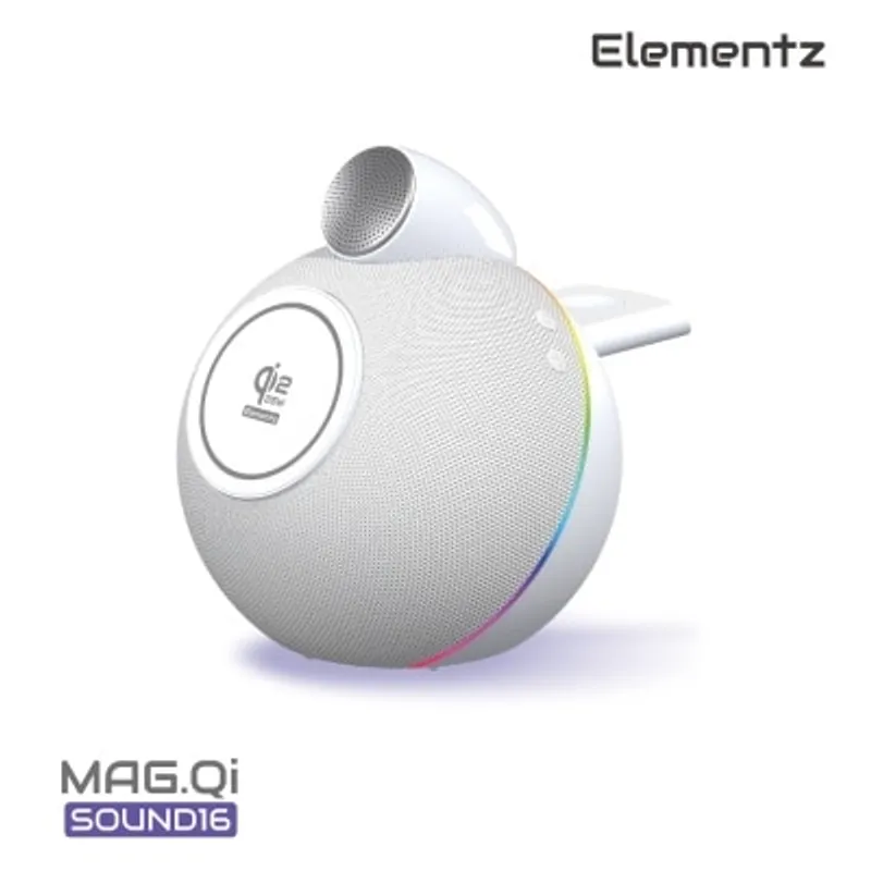 Elementz Sound 16 Mag Qi 25w 藍牙喇叭+無線充電座