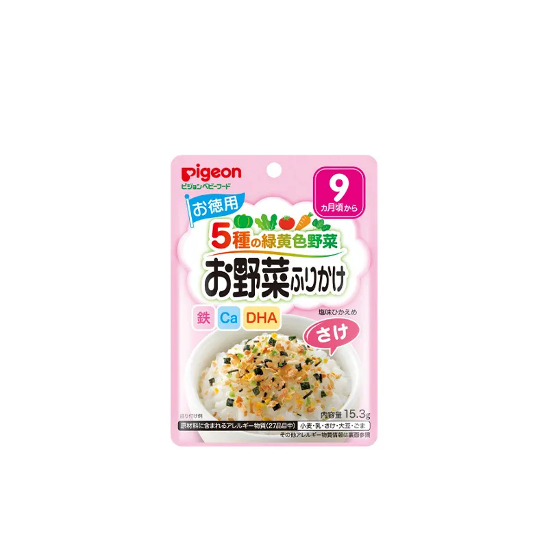 贝亲9个月起三文鱼杂菜伴饭 15.3g