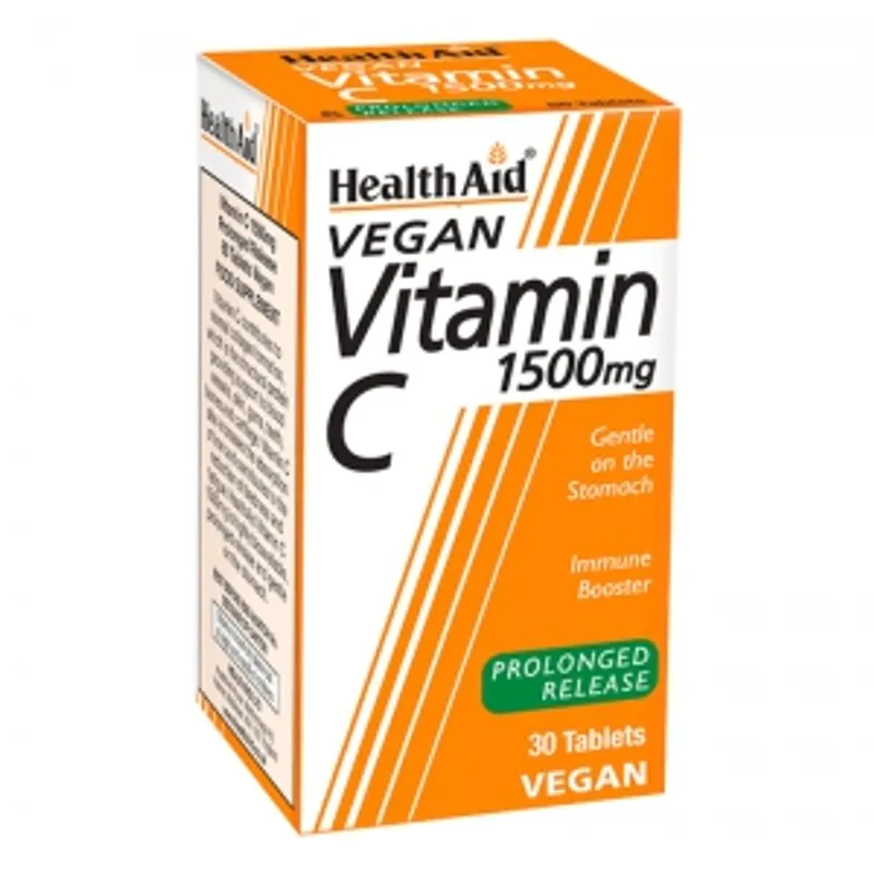Health Aid 維他命C 1500mg（長效吸收）30片/盒