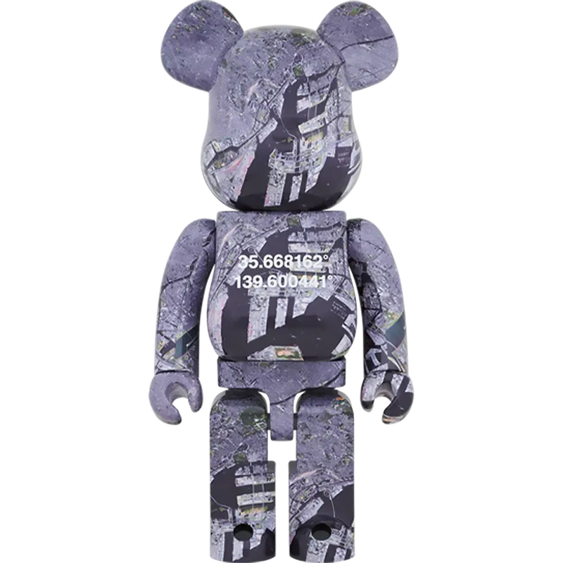 BEARBRICK MC-596266 BEARBRICK 1000% BENJAMIN GRANT "OVERVIEW" TOKYO