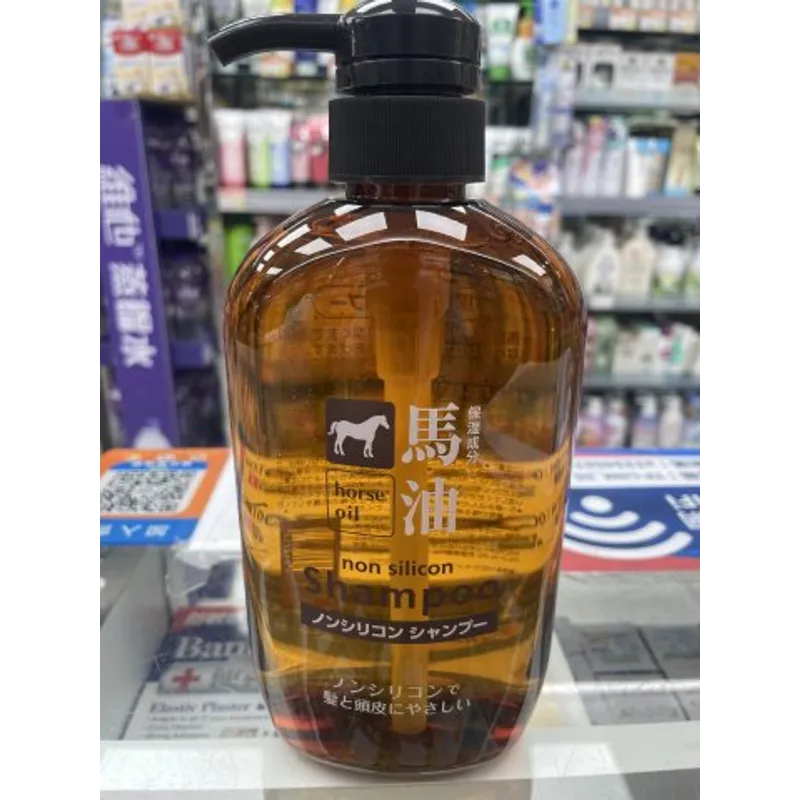 日本熊野油脂馬油洗髮露600ML