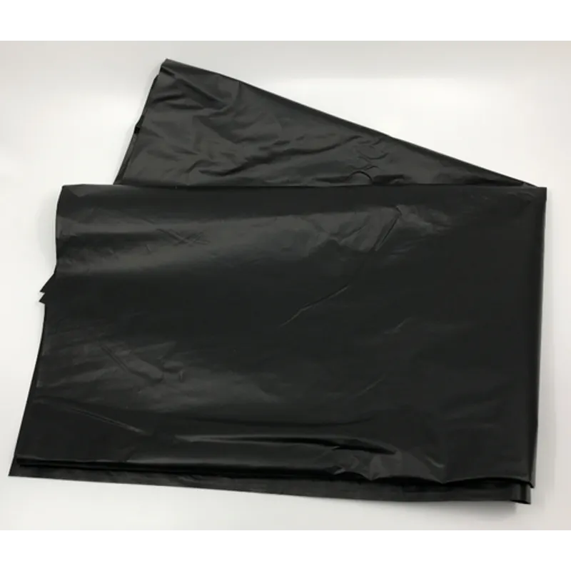 0.07x30x40"黑色PE垃圾袋