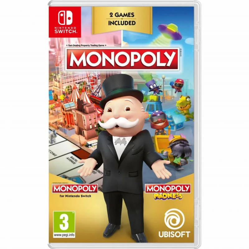 NS 地產大亨 1(英文)+ 瘋樂 MONOPOLY(中/英) 合輯 MONOPOLY+ MONOPOLY MADNESS