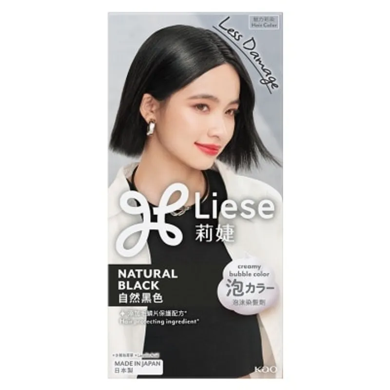 LIESE Liese 泡泡染髮劑 - 自然黑色