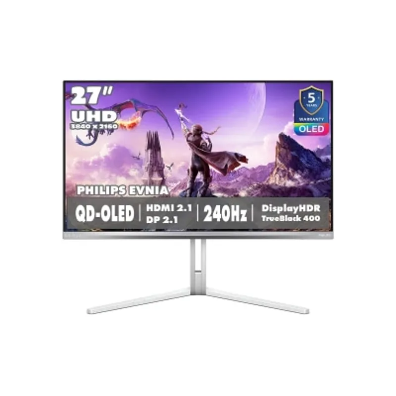 PHILIPS 飛利浦 EVNIA QD-OLED 27M2N8800 27" 4K UHD 240Hz 電競顯示器