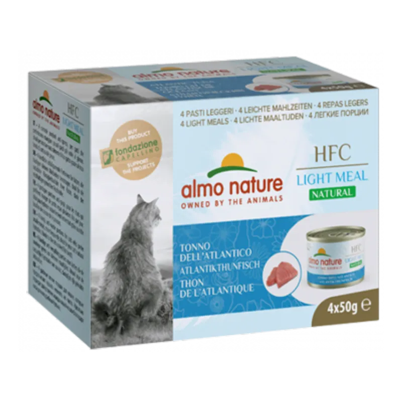 ALMO NATURE HFC 大西洋吞拿魚 貓罐頭(50g x4) almo nature