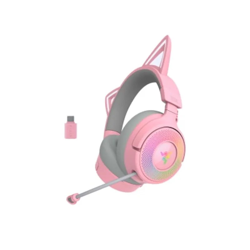 Razer 雷蛇 Kraken Kitty V3 Pro 無線 RGB 貓咪電競耳麥