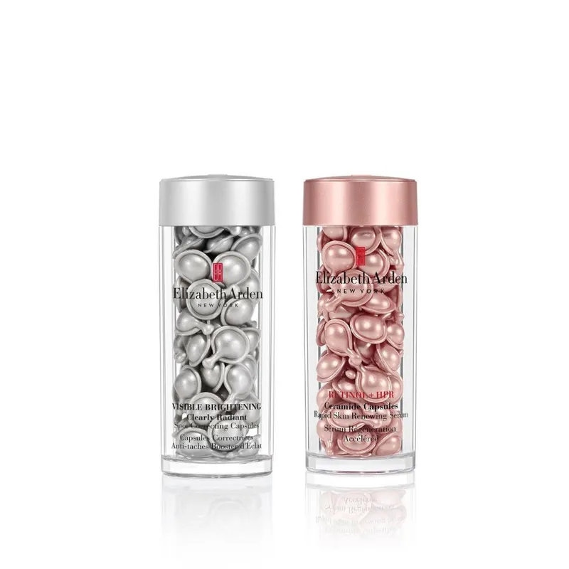 ELIZABETH ARDEN 焕白淡斑+A醇HPR抗皱胶囊套装 (共120粒)