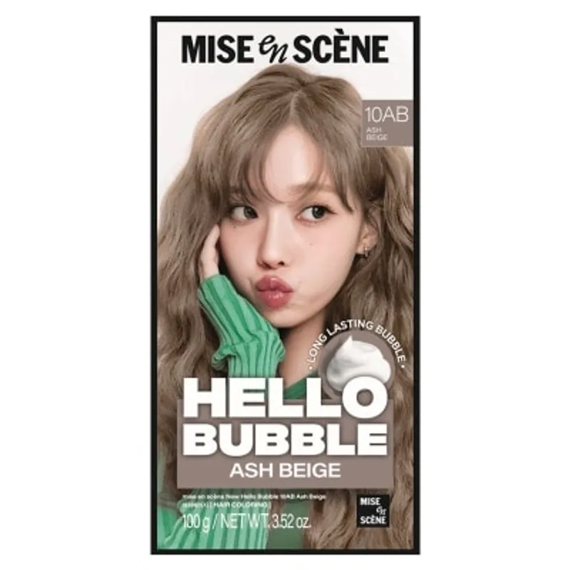 MISE EN SCENE MES HELLO BUBBLE 泡泡染髮劑 (霧感淺米色)