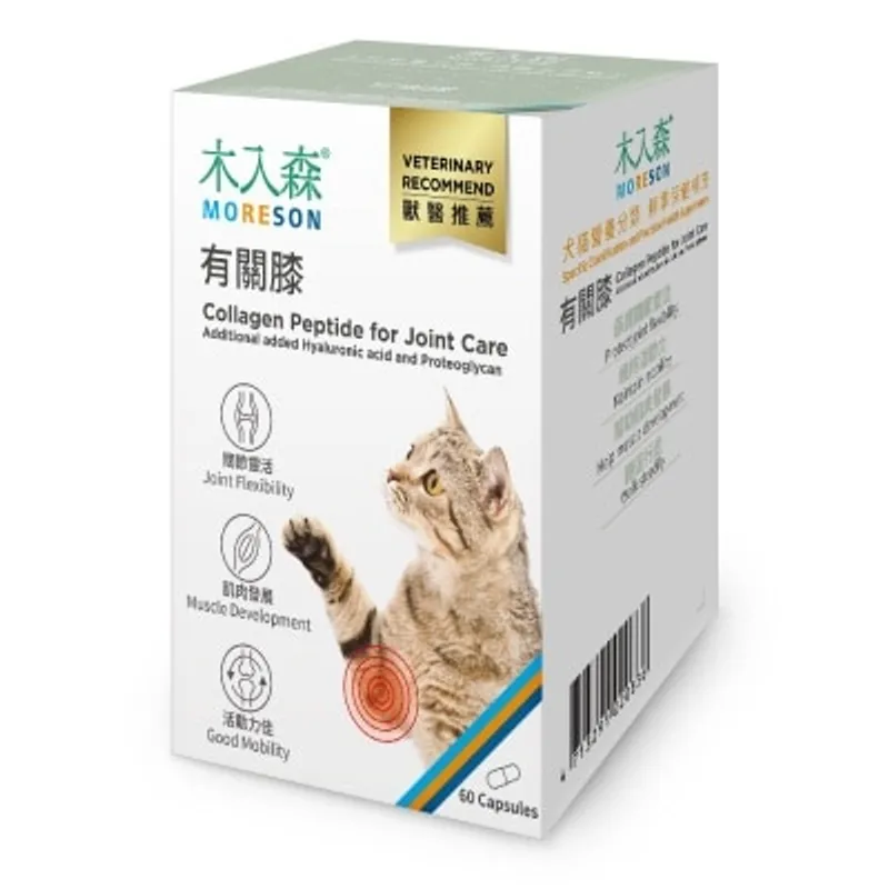 貓用有關膝 (60顆) - 木入森