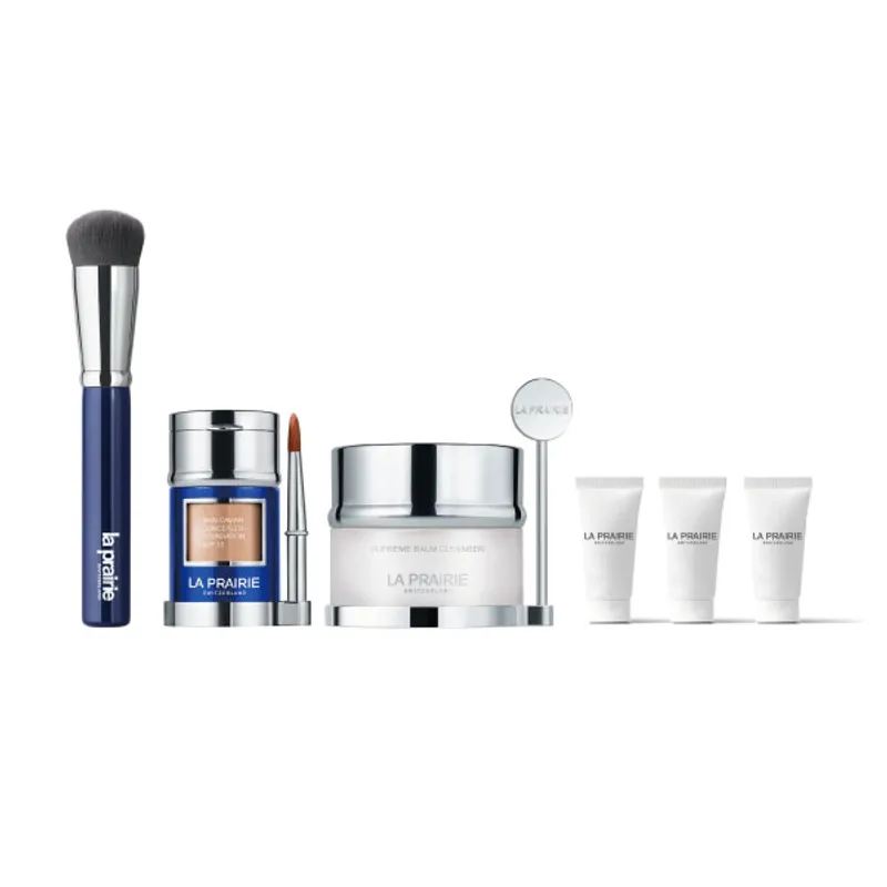 LA PRAIRIE 鱼子精华紧致修护粉底套装