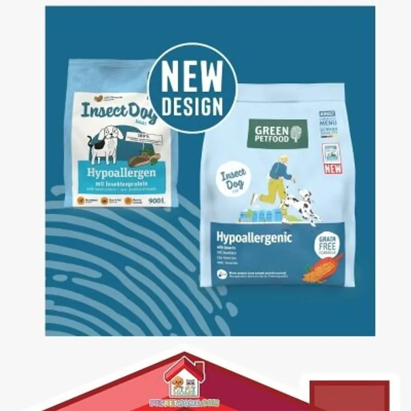 GREEN PETFOOD Green Petfood 韓版~ 蟲蟲蛋白防皮膚過敏 狗乾糧