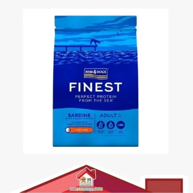 FISH4DOGS Fish4Dogs 沙甸魚無麩質低敏成犬配方 (細粒)