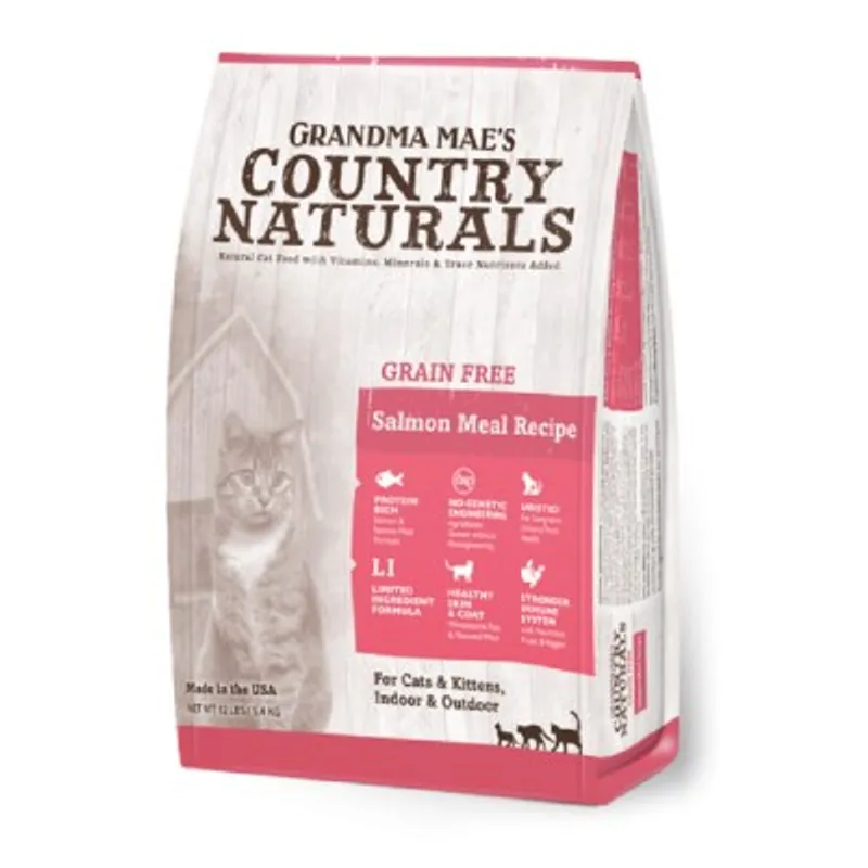 COUNTRY NATURAL Country Naturals 低敏感無穀物三文魚全貓精簡配方乾糧