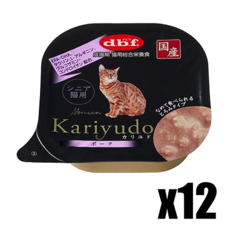 D.B.F [12盒優惠] 狩人餐盒 Kariyudo - 豬肉 老貓小餐盒 (95g x12) - d.b.f