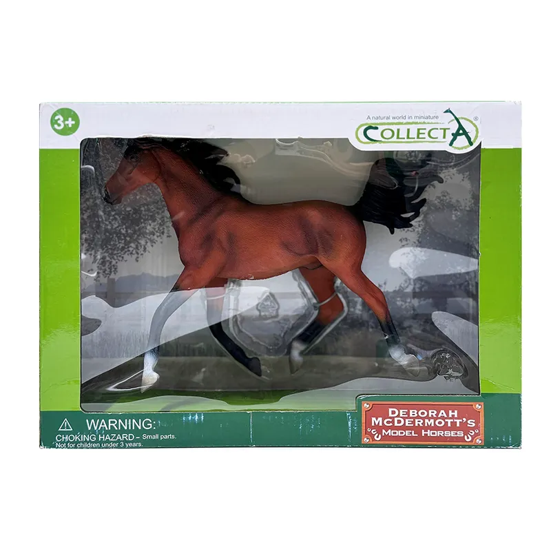 COLLECTA 1:12半阿拉伯公馬鮮棗紅色(彩盒色)