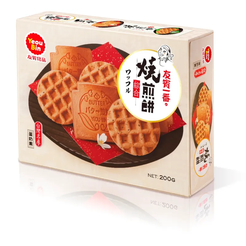 台灣友賓一番200g綜合燒煎餅
