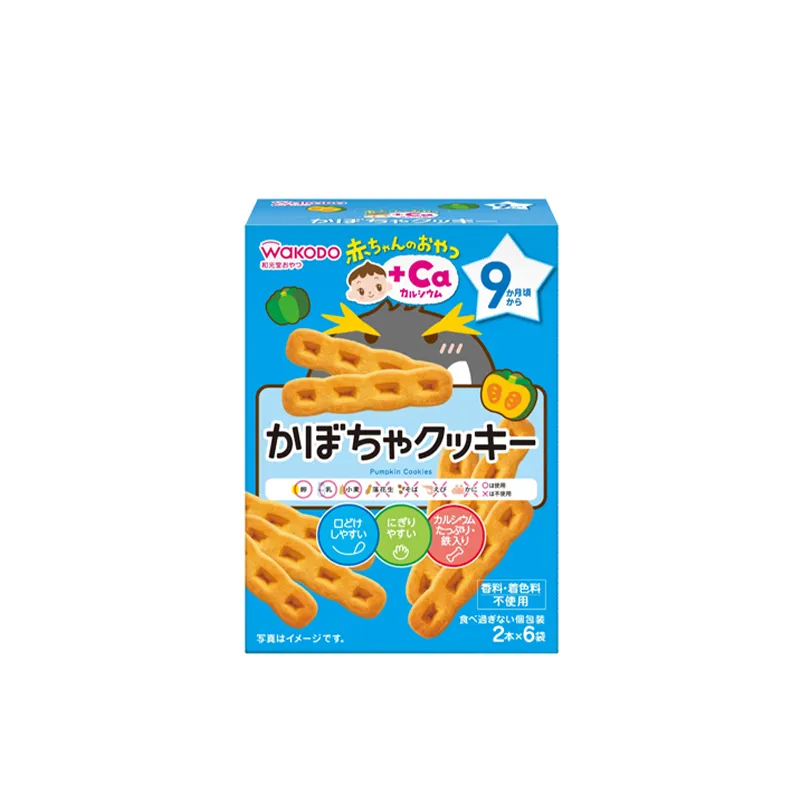 和光堂南瓜加钙饼 (2枚X6袋)