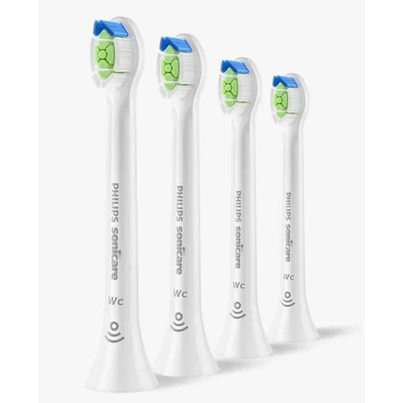 PHILIPS 亮白牙齒專用刷頭 4枝裝 HX6074/85 白
