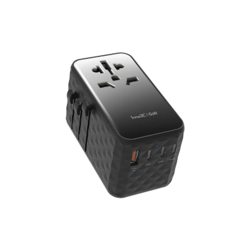 inno3C 創品 i-FT120 GaN 120W 4輸出旅行轉換插頭 (黑色)