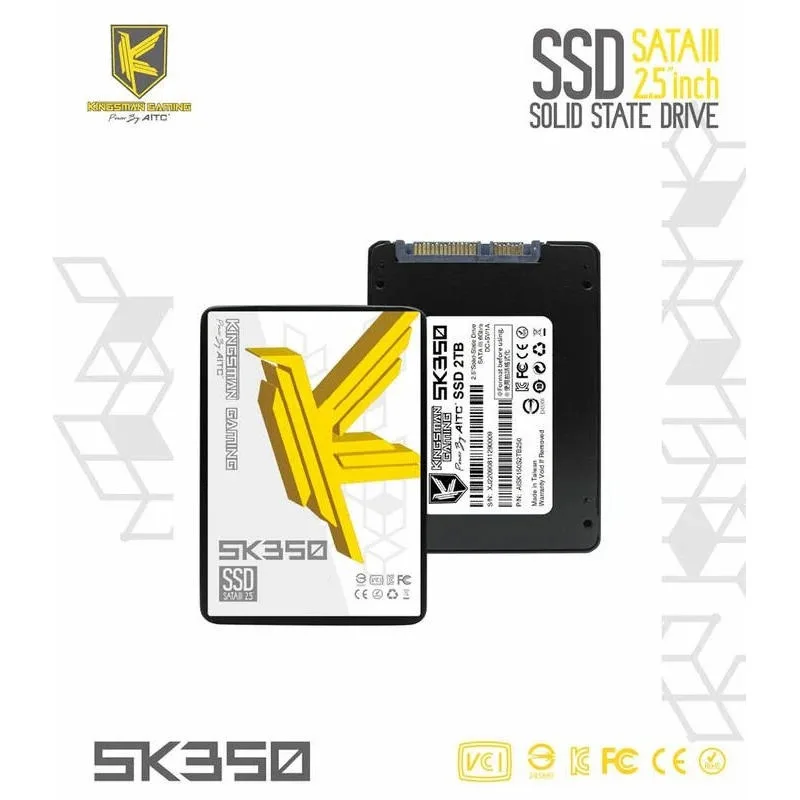 AITC 艾格 KINGSMAN SK350 2.5吋 SATAⅢ SSD 固態硬碟 
一年保養
