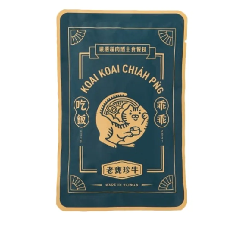 乖乖吃飯 老甕珍牛 超肉感主食餐包 貓濕糧 (400g) 410103