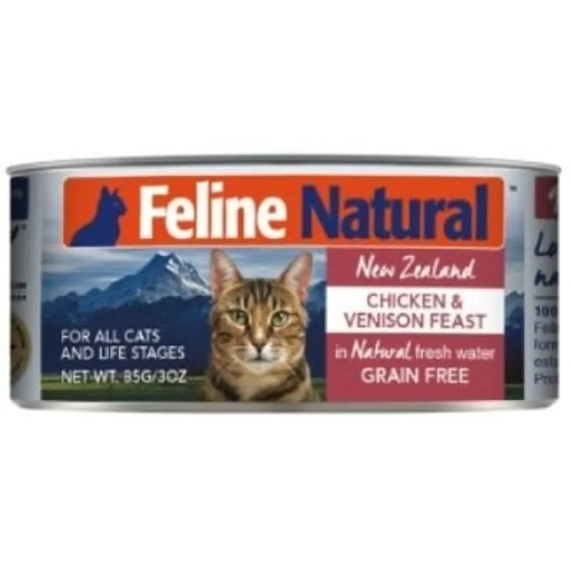F9 Feline Natural 貓罐頭 - 雞肉及鹿肉