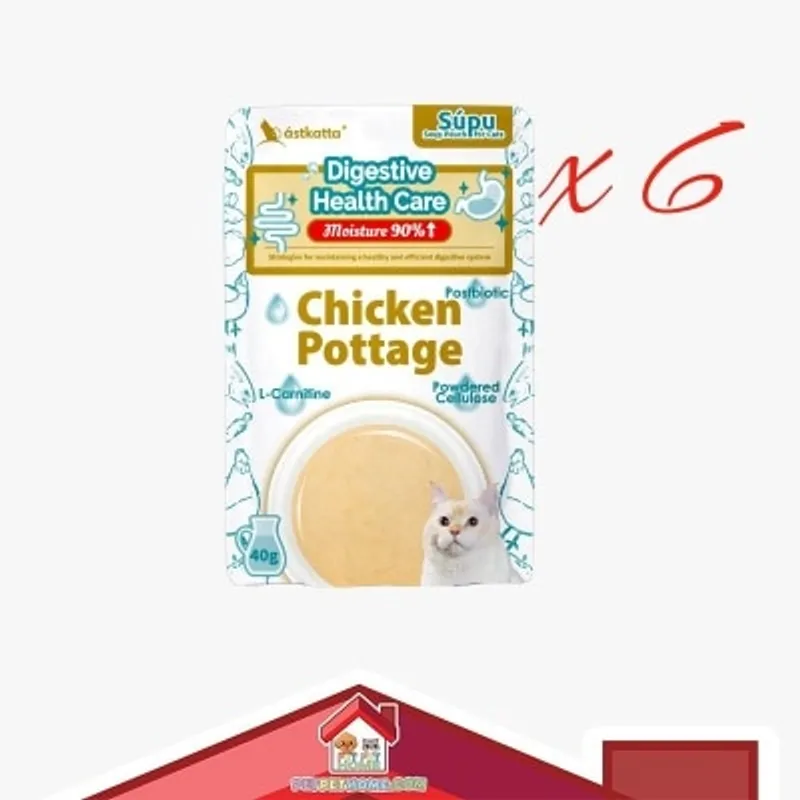 astkatta Astkatta [P00187] 營養補水湯包 腸道護理 濃雞湯 貓濕包 40g