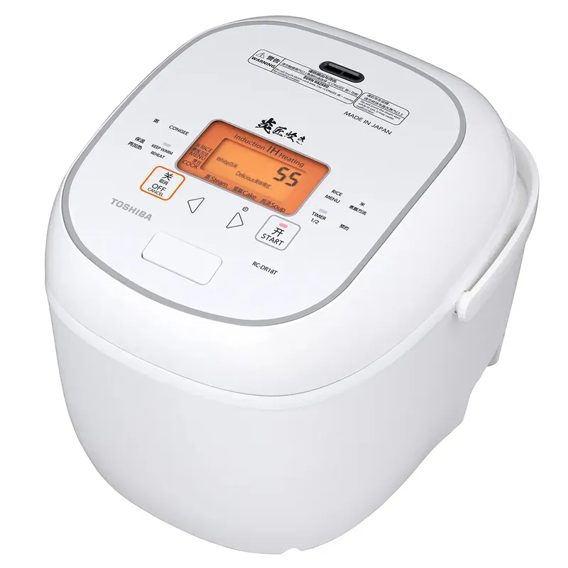 TOSHIBA 1.8L IH磁應電飯煲 RC-DR18T白