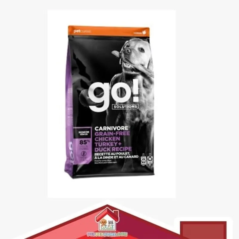 GO! SOLUTIONS 活力營養系列 無穀物雞肉+火雞+鴨肉 老齡狗糧配方