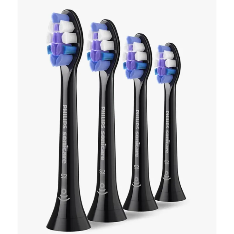 PHILIPS 敏感牙齒及牙齦刷頭 4枝裝 HX6054/86 黑