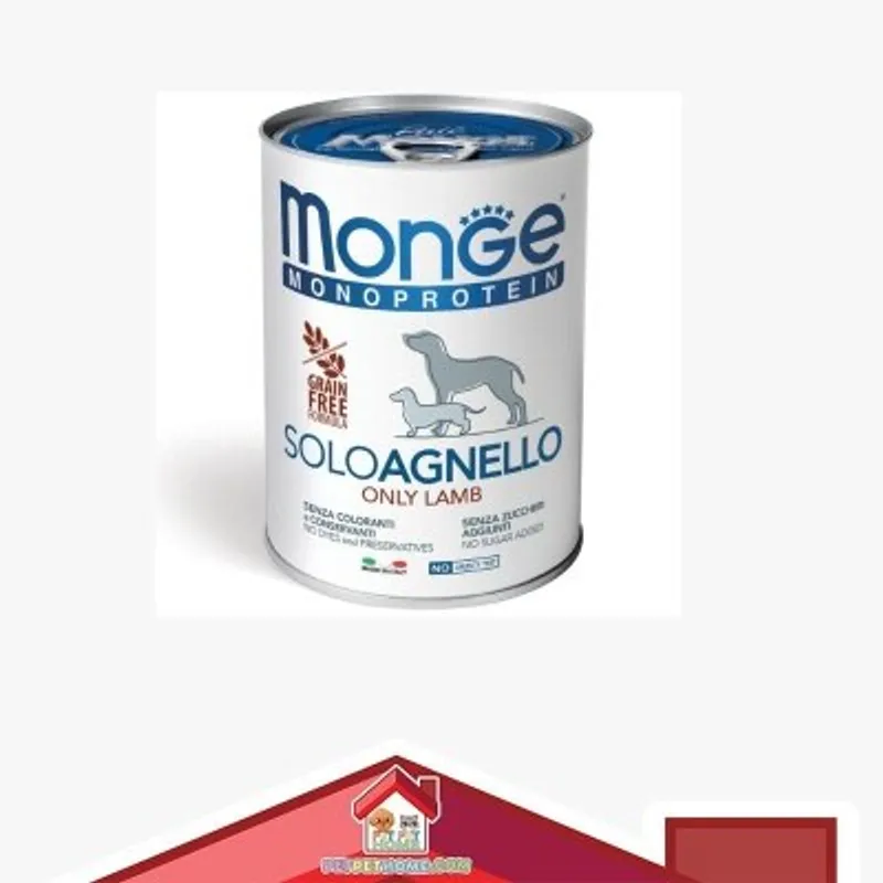 MONGE Monge 單一肉類蛋白狗罐頭 400g