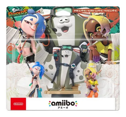 amiibo 斯普拉遁 塗擊隊 系列 (莎莎＆鬼福＆曼曼)