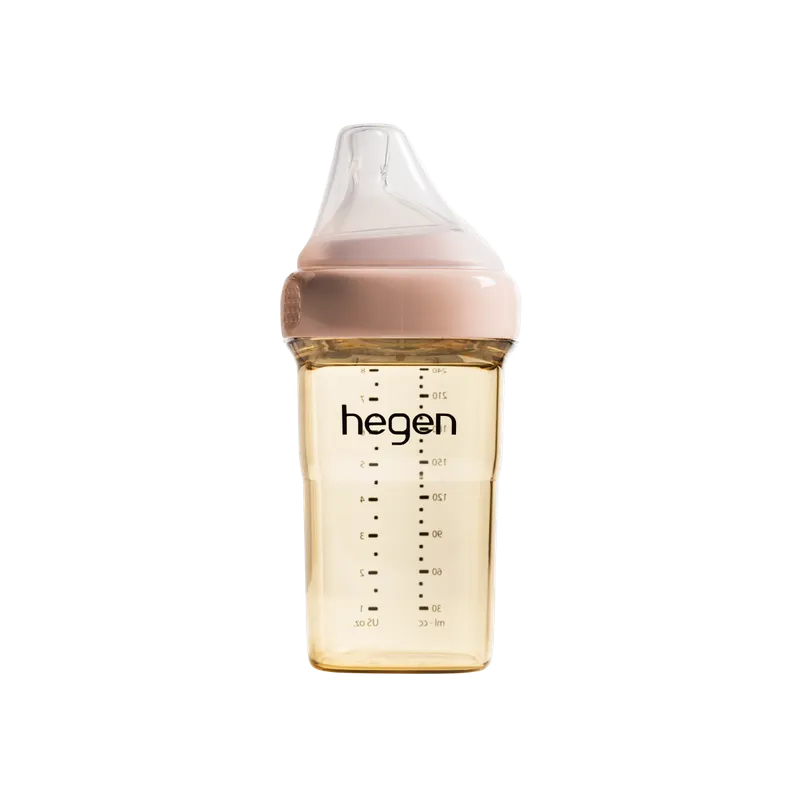 Hegen – PCTO™ PPSU多功能寬口奶瓶 240ml / 8oz(粉色)
