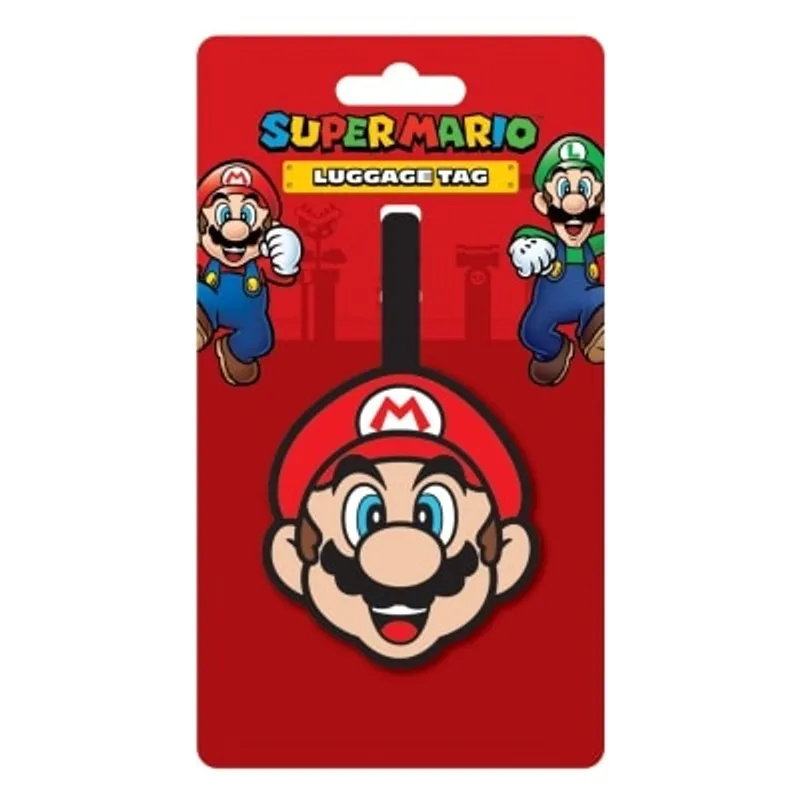 NINTENDO 任天堂 Mario 瑪利歐多功能行李吊牌