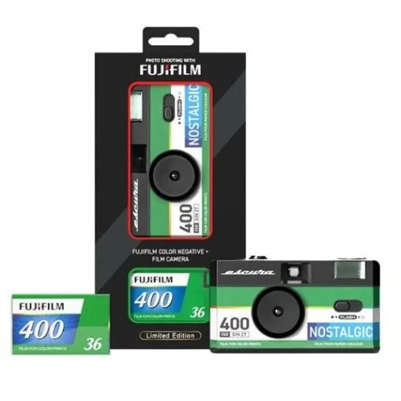 FUJIFILM 菲林相機套裝(白色) C400+FILM/WHITE