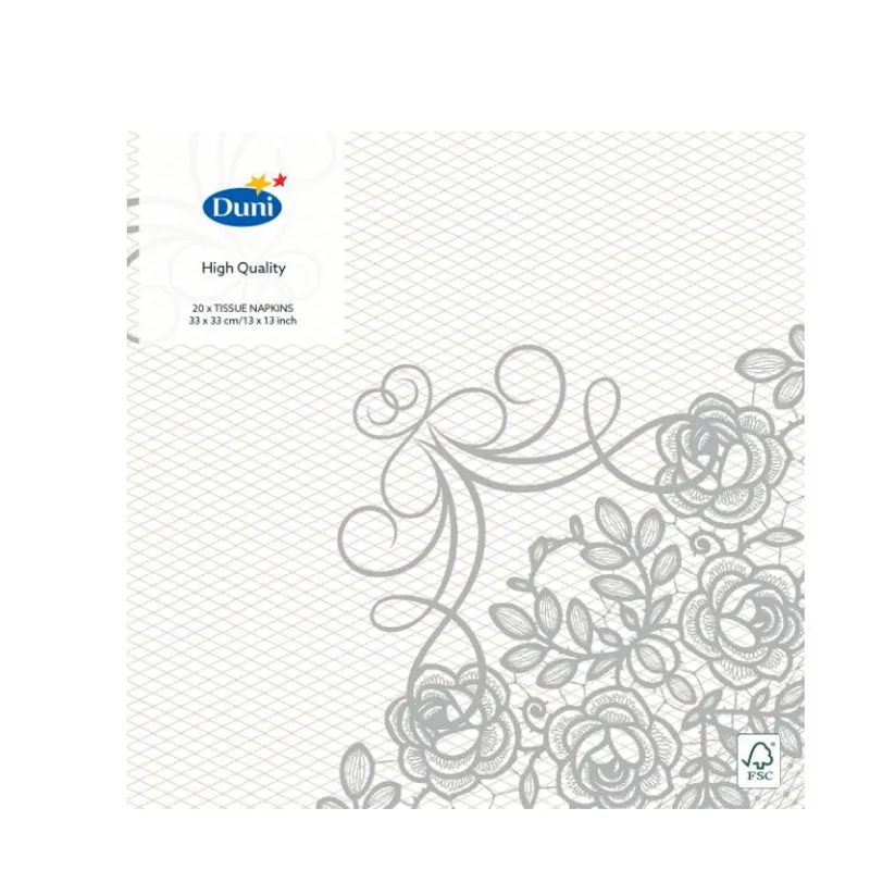 NAPKINS 3-PLY 33X33CM MILENA