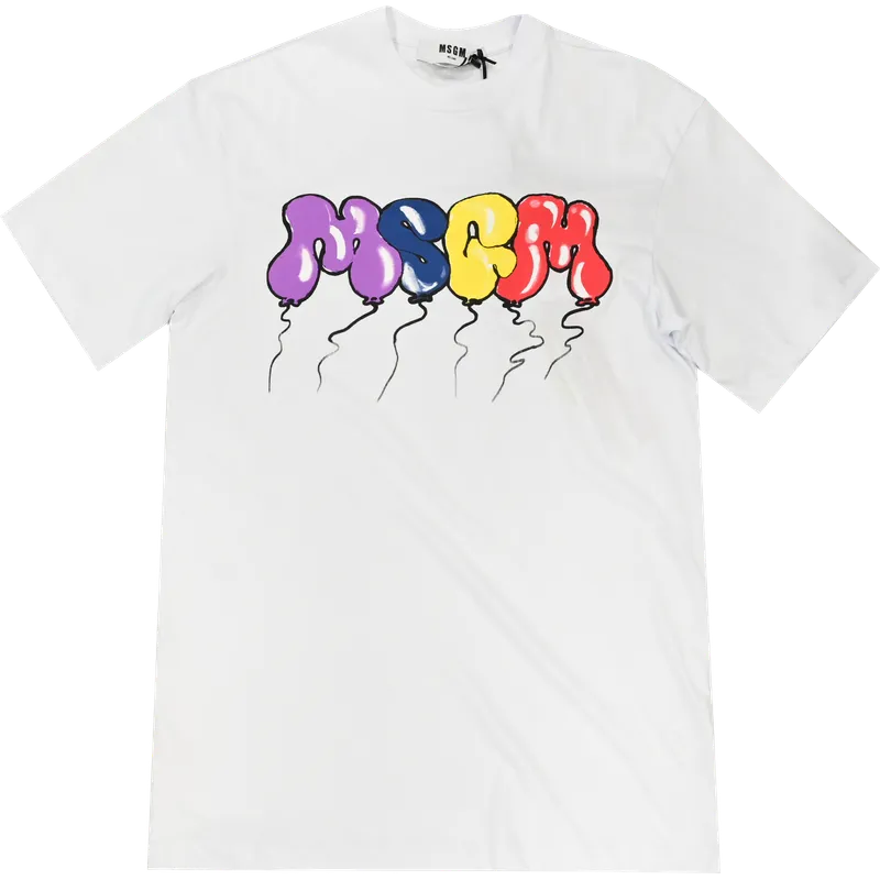 MSGM 3242MDA171 227298 WH 連身裙