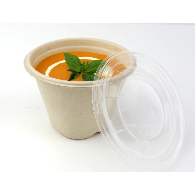 16安士圓形紙漿環保碗-450ml（Ø125 X 87mm）