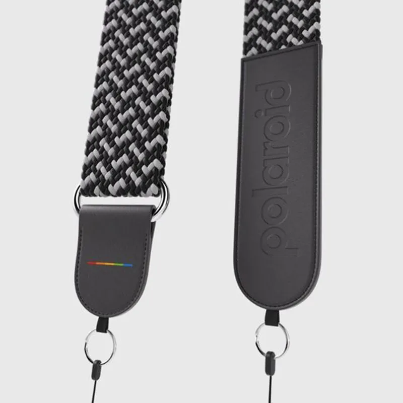 POLAROID 即影即有相机肩带(黑灰色) SHOULDERSTRAP/BLACKGRAY