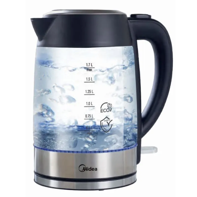 MIDEA 1.7公升玻璃電熱水壺 MKG1724J