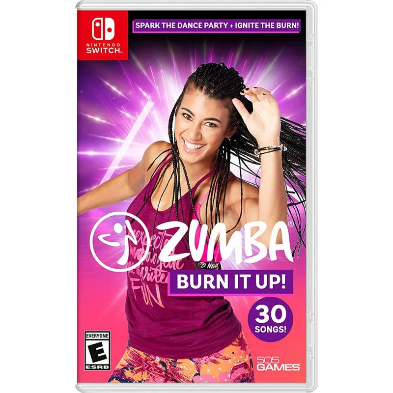 NS Zumba： Burn It Up！ 尊巴健身舞： 燃燒脂肪吧！ 中／英／日文 美版