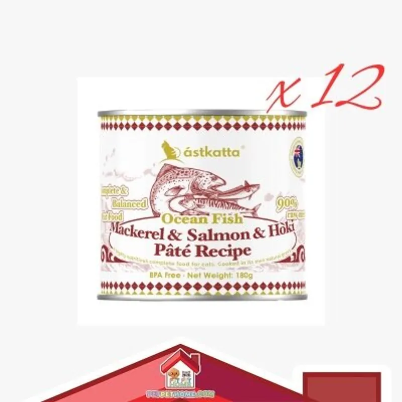 astkatta Astkatta 純淨天然肉醬主食罐 180g x 12罐/原箱 大罐