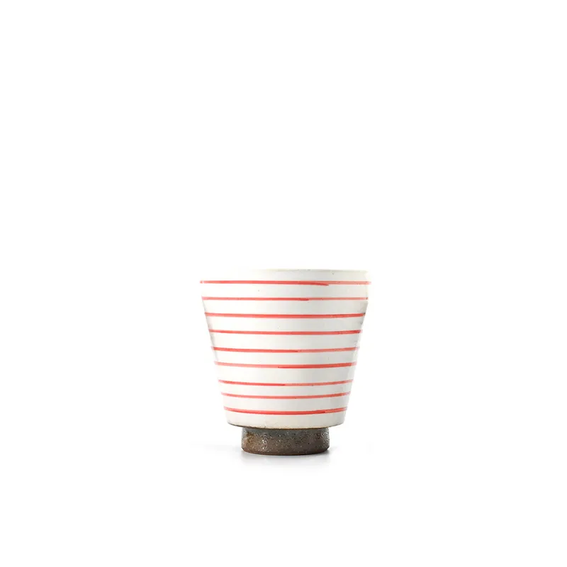 日本陶瓷杯-红色线条