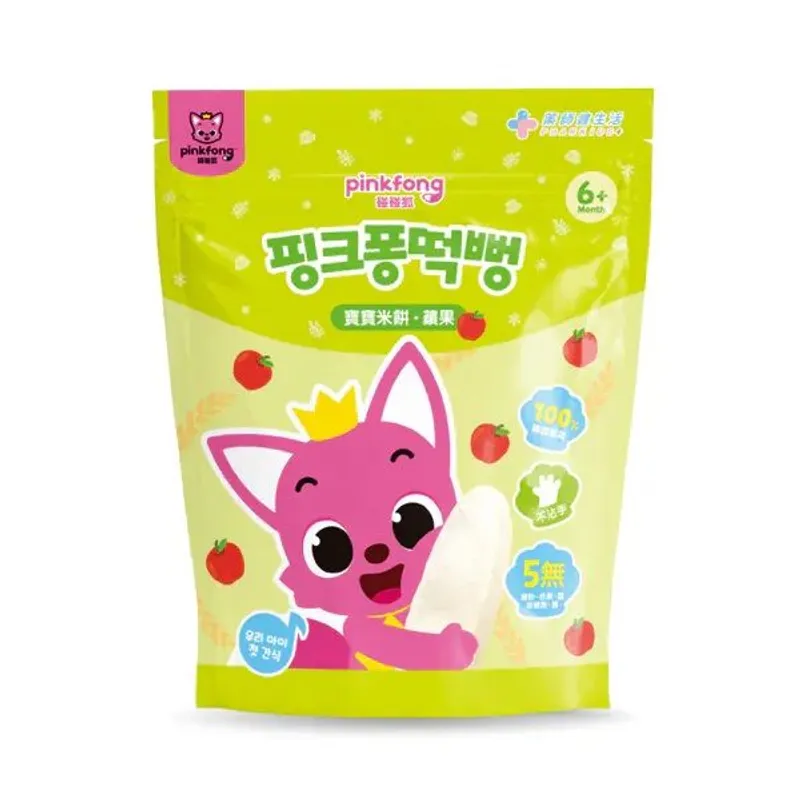 PINKFONG鯊魚寶寶米餅-蘋果30G(6M+)