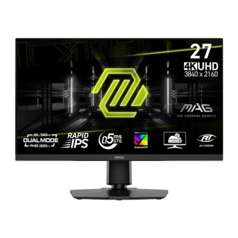 MSI 微星 MSI MAG 272URDF E16 電競螢幕 (27"; 3840 X 2160; FHD 320Hz; 4K 160Hz; Rapid IPS)(MO-MA27UDF)