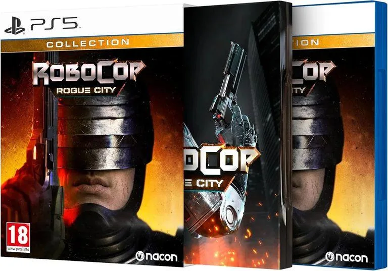 PS5 鐵甲威龍: 惡棍城市 [機器戰警: 暴戾都市] 1+2 同梱版 RoboCop: Rogue City Collection 【典藏版】中/英文 歐版